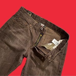 Vintage Lucky Brand Brown Denim Jeans 29x32